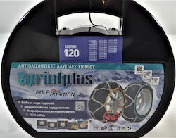 Sprintplus Pole Position 120 Centuri Antiderapante cu Grosime 9mm pentru Autoturism 2buc