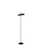 VK Lighting Floor Lamp H140xW36cm. with Socket for Bulb E27 Black