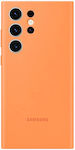 Samsung Silicone Cover Silicone Back Cover Orange (Galaxy S23 Ultra)