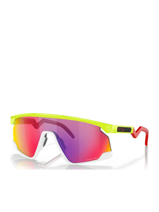 Oakley Bxtr Unisex Sunglasses with Yellow Plastic Frame and Multicolour Lens OO9280-06
