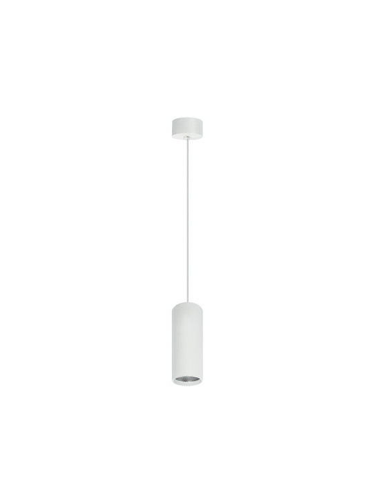 VK Lighting VK/04352/PE/W/40/940/17 Μοντέρνο Κρεμαστό Φωτιστικό με Ενσωματωμένο LED σε Λευκό Χρώμα