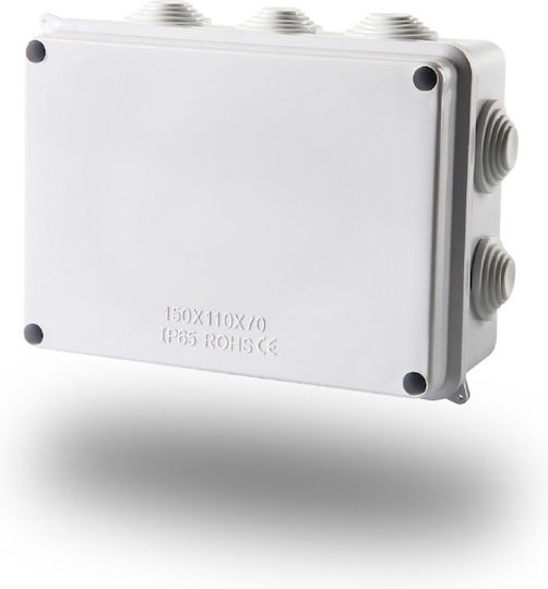 Lucas Surface Mounted Electrical Box Branching Watertight IP65 in Gray Color