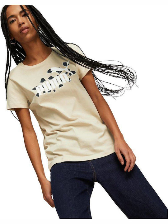 PUMA T-Shirt Beige
