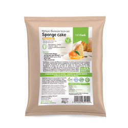 NoCarb Mix for Cake Μείγμα Φυτικών Ινών για Sponge Cake Sugar Free with Flavor Orange 80gr