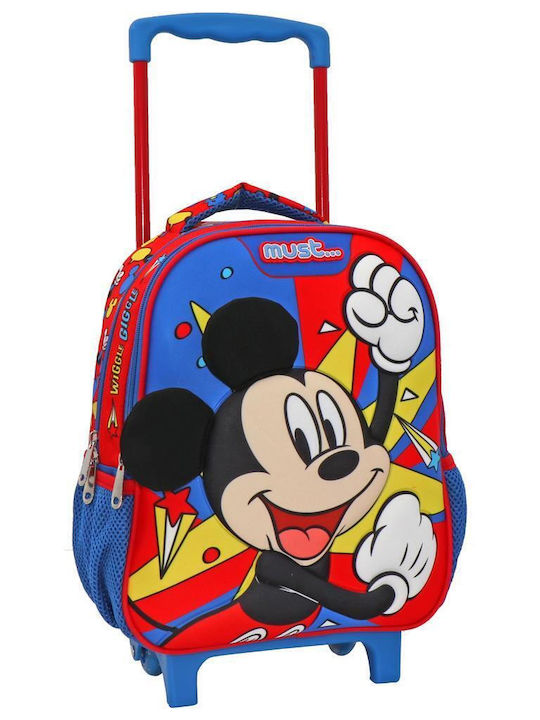 Must Mickey The Wiggle Giggle School Bag Trolley Kindergarten Multicolored