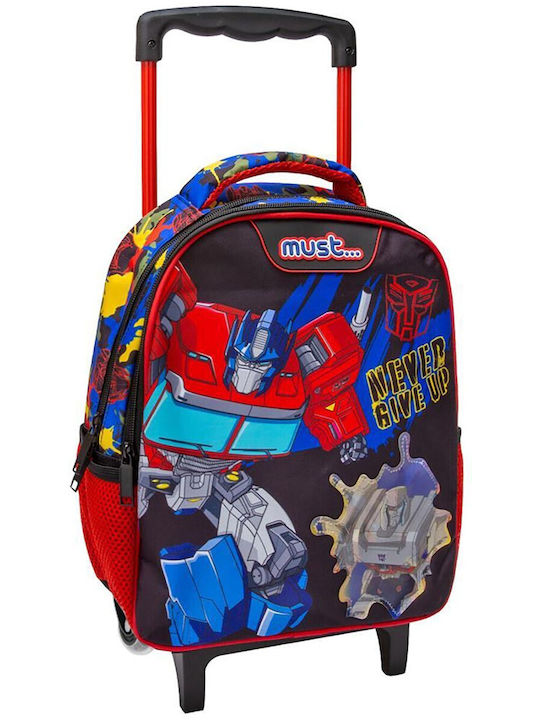 Must Transformers Epic Play School Bag Trolley Kindergarten in Blue color