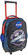 Must Nasa Space Expeditions Σχολική Τσάντα Τρόλεϊ Δημοτικού σε Μπλε χρώμα