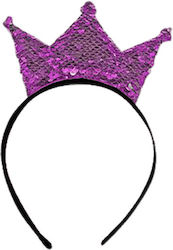 Purple Carnival Crown with Sequils