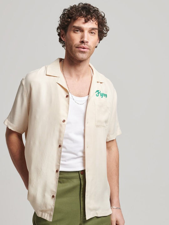 Superdry D2 Ovin Vintage Cămașă Bej