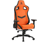 Newskill Osiris Artificial Leather Gaming Chair with Adjustable Arms Black / Orange