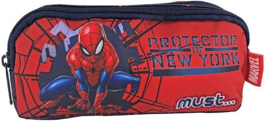 Must Team Protector Of New York Pencil Case with 2 Compartments Multicolored