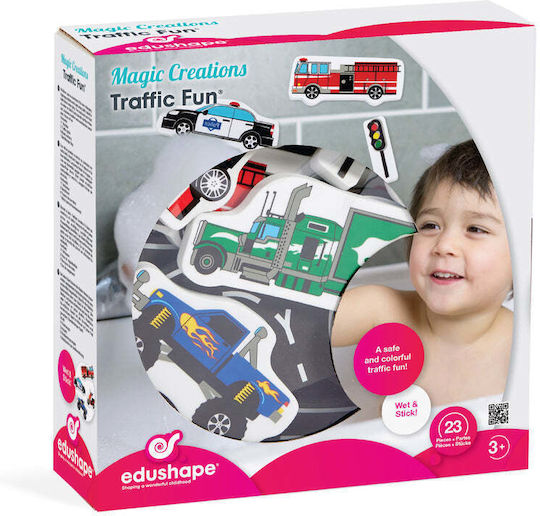 Edushape Magic Creations, Traffic Fun Bath Toy for 36++ Months