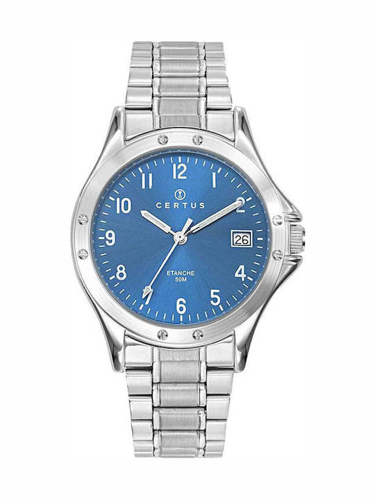Certus Gents Watch Battery with Metal Bracelet