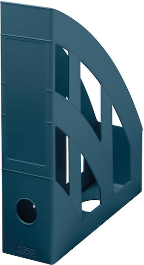 Herlitz Magazine File Organizer Classic Plastic Blue A4-C4 Dark Blue