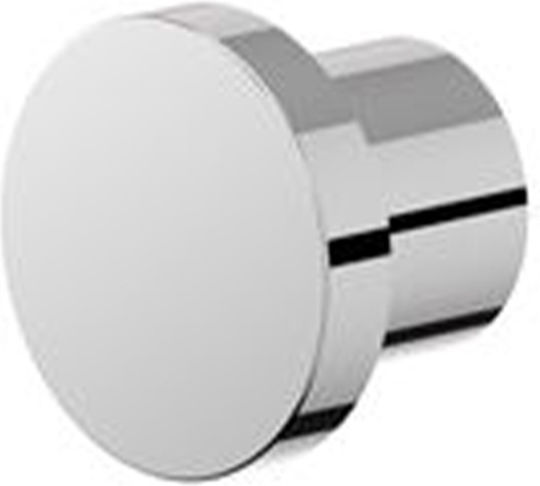 Geesa Opal Single Wall-Mounted Bathroom Hook Silver Geesa Opal Single Wall-Mounted Bathroom Hook Silver