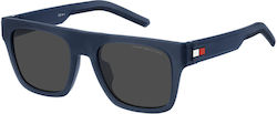 Tommy Hilfiger Γυαλιά Ηλίου Navy Μπλε με Κοκκάλινο Σκελετό