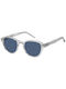 Tommy Hilfiger Men's Sunglasses with Transparent Plastic Frame and Blue Lens TH1970/S 900/KU