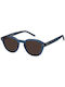 Tommy Hilfiger Men's Sunglasses with Blue Plastic Frame and Brown Lens TH1970/S PJP/70