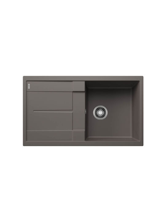 Blanco Metra 5 S 527293 Drop-In Sink Synthetic Granite W86xD50cm Volcano Grey