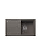 Blanco Metra 5 S 527293 Drop-In Sink Synthetic Granite W86xD50cm Volcano Grey