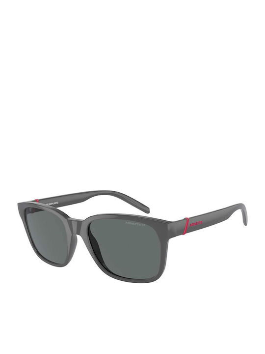 Arnette Men's Sunglasses with Gray Metal Frame and Gray Polarized Lens AN4320 287081