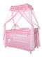 Lorelli Magic Sleep Playpen 2 Levels with Changing Table & Mattress Pink 172x68cm