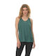 Athlos Sport Women's Athletic Blouse Sleeveless Green