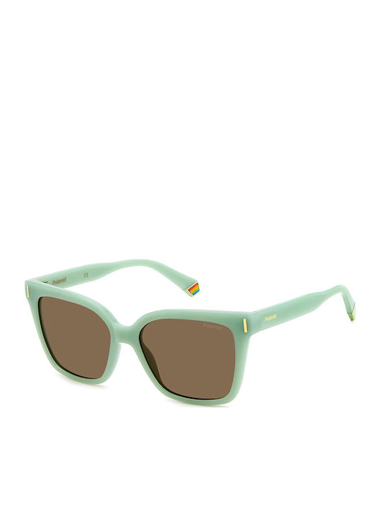 Polaroid Women's Sunglasses with Green Plastic ...