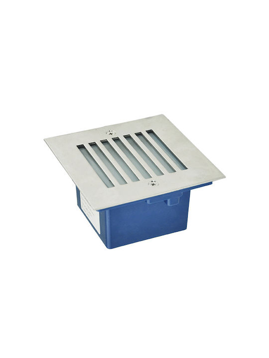 Elmark Wall-Mounted Outdoor Ceiling Light LED IP65 1W with Natural White Light 70x70εκ.