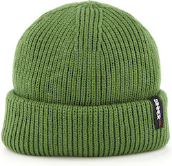Sinner Dillon Beanie Unisex Σκούφος Πλεκτός σε Πράσινο χρώμα