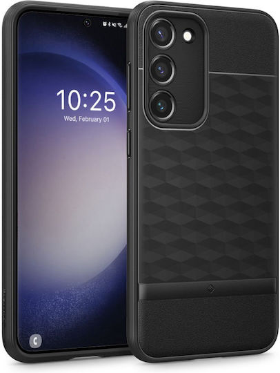 Caseology Parallax Задна корица Силикон матово черно (Galaxy S23+)