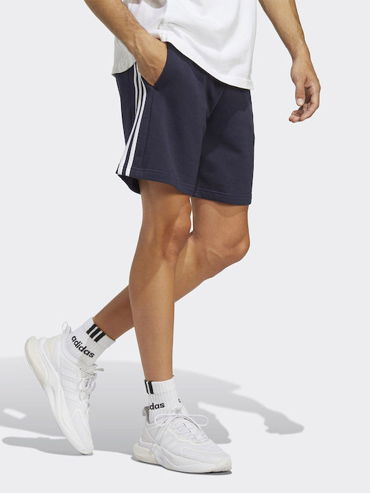 adidas Essentials French Terry 3-stripes Αθλητική Ανδρική Βερμούδα Navy Μπλε adidas Essentials French Terry 3-stripes Αθλητική Ανδρική Βερμούδα Navy Μπλε