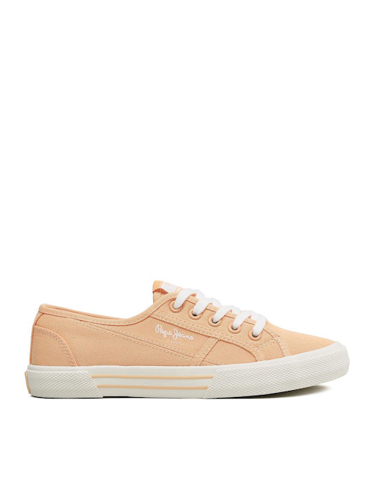 Pepe Jeans Brady Sneakers Πορτοκαλί Pepe Jeans Brady Sneakers Πορτοκαλί