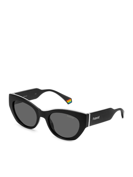 Polaroid Women’s Sunglasses With Black Horn-Rim...