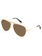 Polaroid Sonnenbrillen mit Gold Rahmen und Braun Polarisiert Linse PLD6200/S/X Y3R/SP