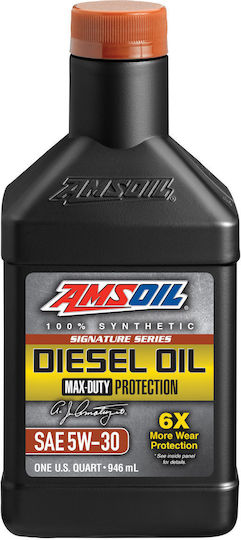 Amsoil Signature Series Max-Duty Synthetic Car Oil 5W-30 0.946lt