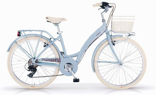 MBM Primavera 26" 2022 Hellblau Fahrrad Stadt mit 6 Gängen