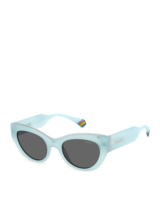 Polaroid Women's Sunglasses with Blue Plastic F...