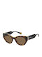 Polaroid Women's Sunglasses with Brown Tartaruga Plastic Frame and Brown Polarized Lens PLD6199/S/X 086SP