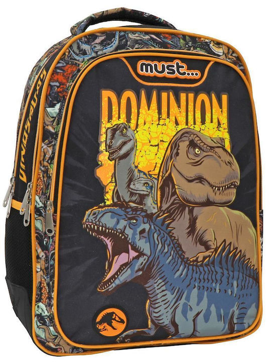 Must Jurassic Dominion School Bag Backpack Elementary, Elementary Multicolored