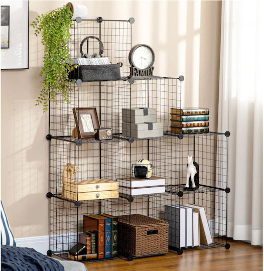 Biblioteci 9buc 35x35x35cm Negre Biblioteci 9buc 35x35x35cm Negre
