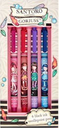 Santoro Gorjuss Pixuri Ballpoint 4 Bucăți