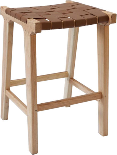 Табуретка Бар Дърво Кафяв 40x35x65бр