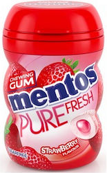 Mentos Pure Fresh Chewing Gum With Strawberry Flavour No Added Sugar 18gr