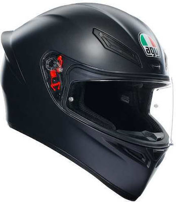 AGV K1 S Full Face Helmet ECE 22.06 1500gr Matt Black 2118394001-029