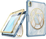 Supcase Cosmo Klappdeckel Synthetisches Leder / Silikon Marble Blue (iPad 2022 10,9 Zoll)