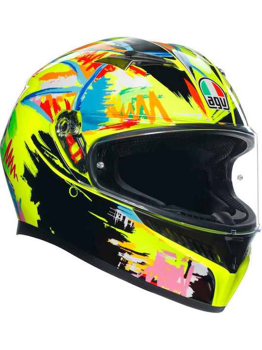 AGV K3 Rossi Winter Test 2019 Motorradhelm Voll...