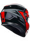 AGV K3 Compound Matt Black/Red Cască Moto Față întreagă ECE 22.06 1500gr cu Pinlock