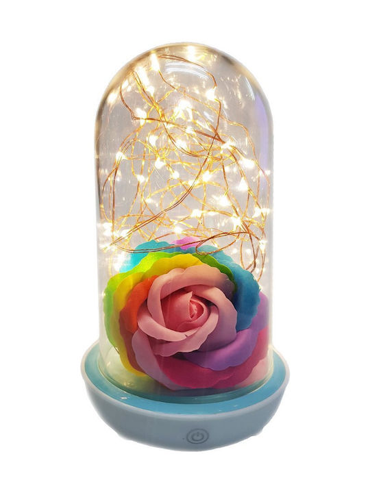 Διακοσμητικό Φωτιστικό LED Forever Rose 15εκ.