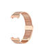 Mijobs Milanese Λουράκι Ανοξείδωτο Ατσάλι Rose Gold (Xiaomi Smart Band 7 Pro)